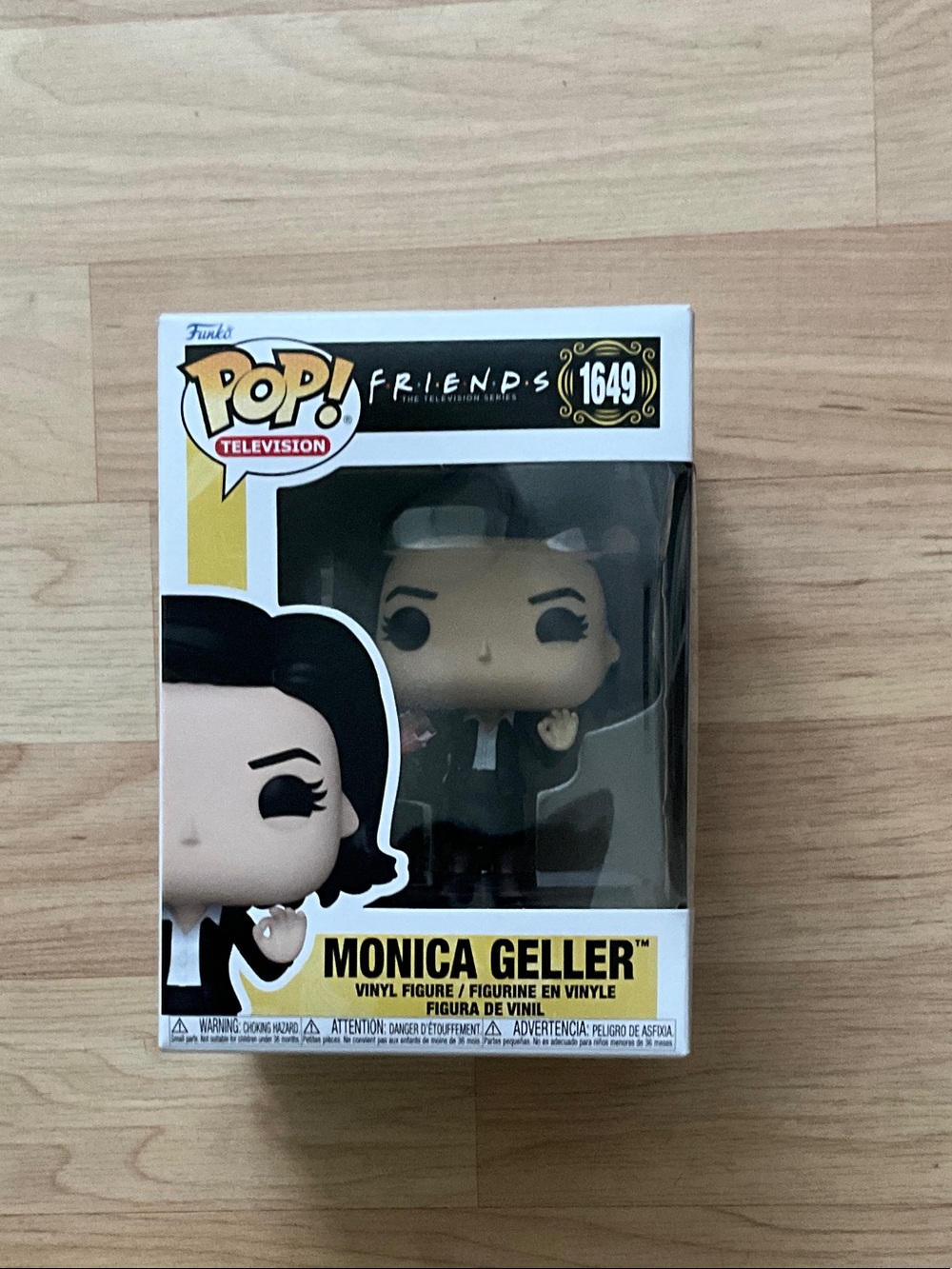 Funko Pop! Monica Geller Figure - Black, Yellow, White